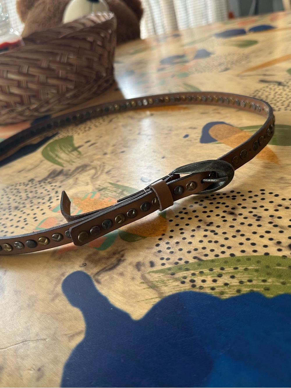Free People Studded Leather Belt
